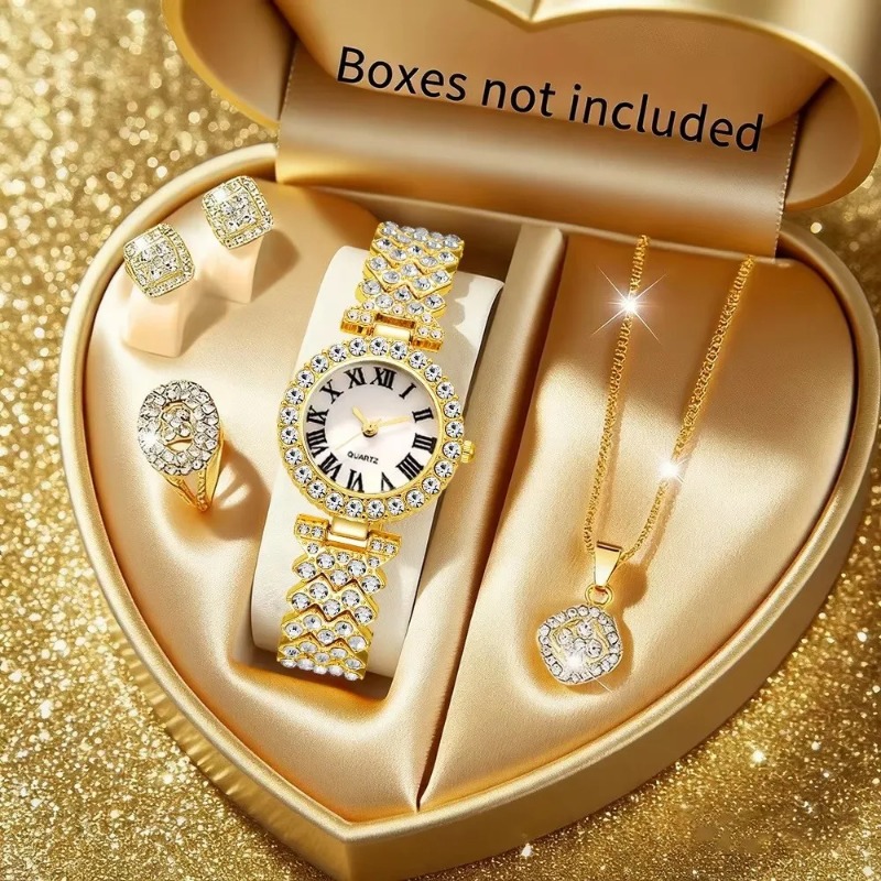 Luxury Watch Holder - 5 adet lüks taklidi kadın saati