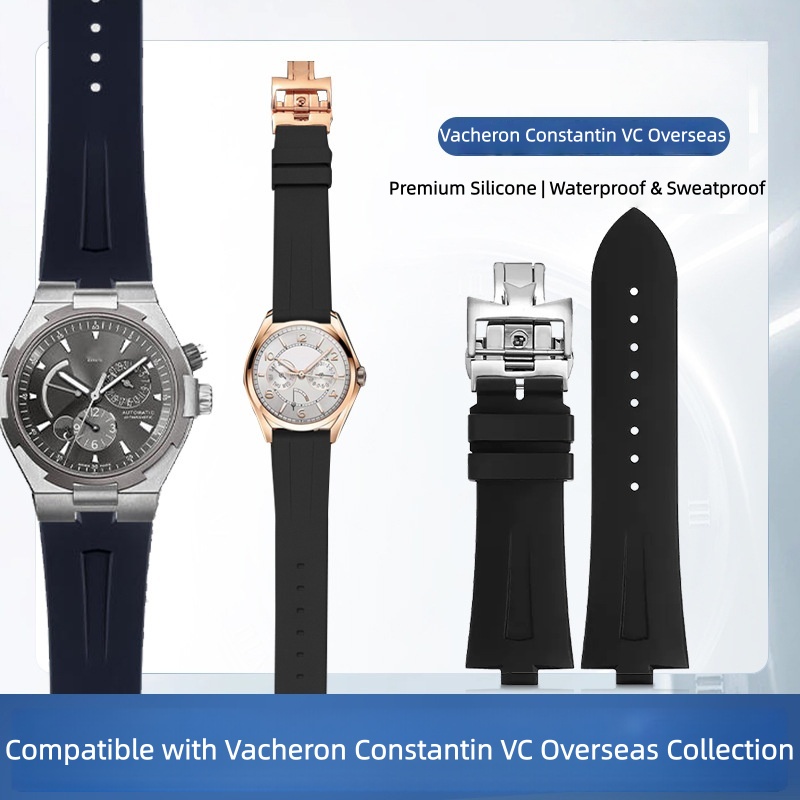 Luxury Watch Vacheron Constantin - Silikon kauçuk saat kayışı Vacheron Constantin