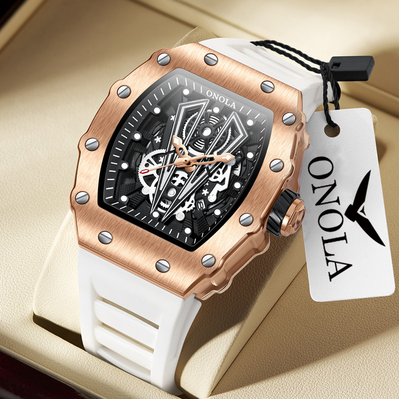 Luxury Watch Name - ONOLA 3826 Marka Spor Lüks Tonneau