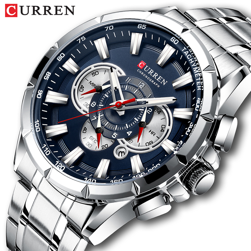Luxury Watch Name - CURREN kol saati erkekler su geçirmez