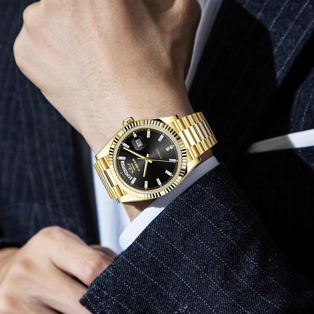 Luxury X I Watch - Erkek Lüks Otomatik Mekanik Saat Üst