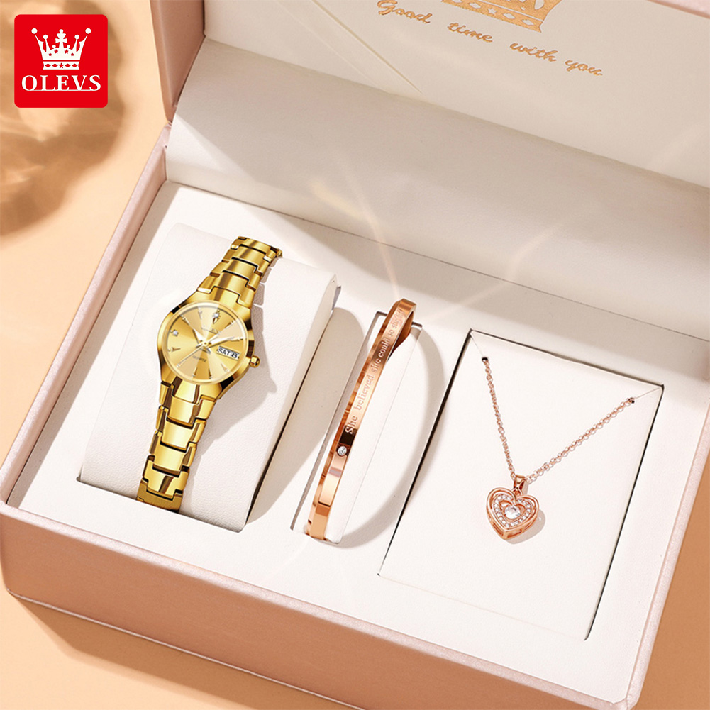 Ladies Luxury Watch - OLEVS Bayanlar Izle 8697 Lüks Zarif