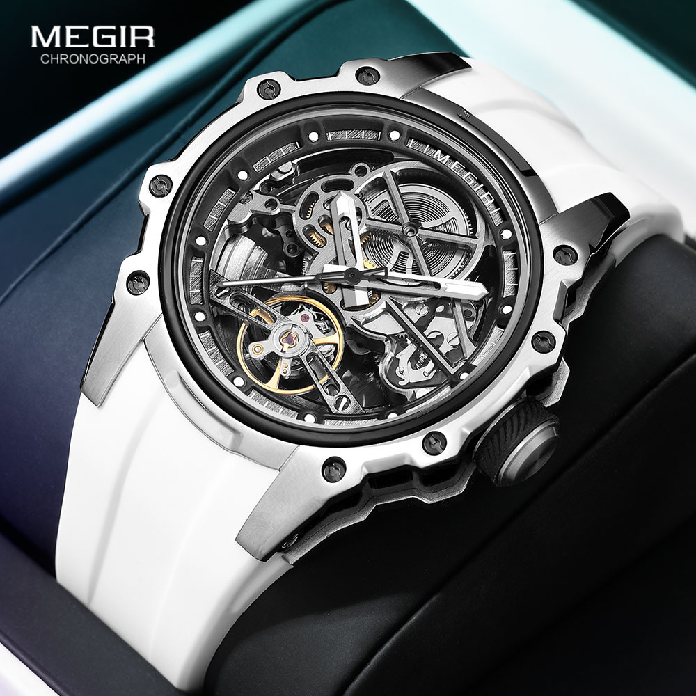 Luxury Watch Hublot - MEGIR Spor Otomatik Mekanik Saat Erkekler