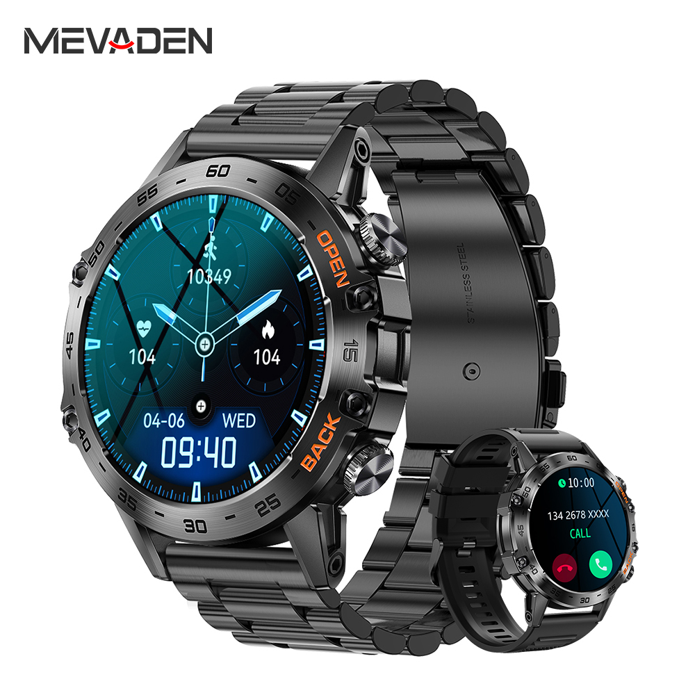 Luxury Watch On Wrist - MEVADEN Çelik 1.39 inç Erkekler Lüks