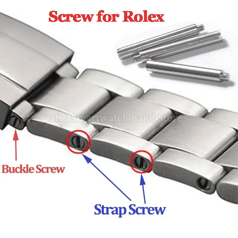 Luxury Watch Online - Paslanmaz Çelik Kayış Vidası Rolex için