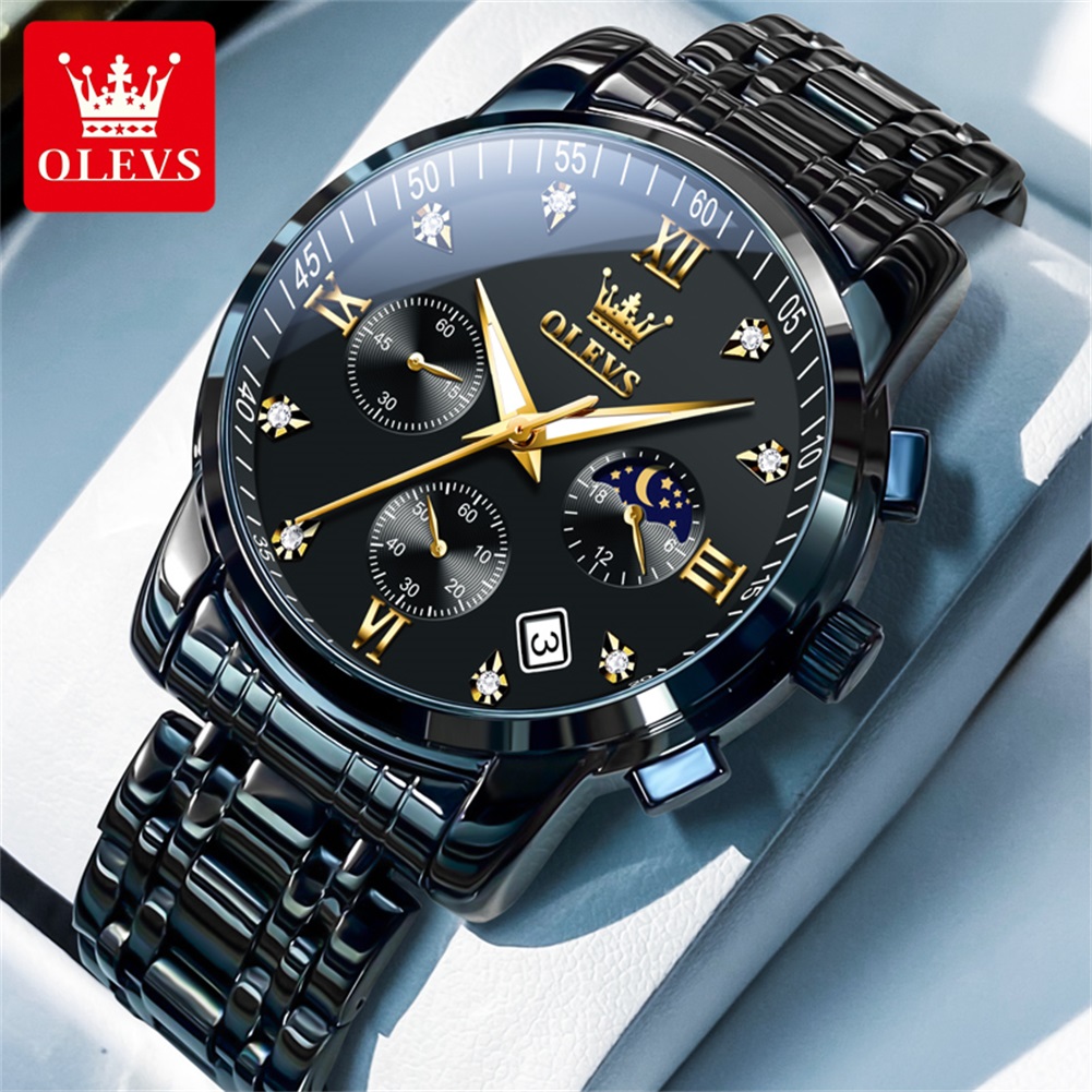 Luxury Watch Name - OLEVS Popüler erkek saatleri paslanmaz çelik
