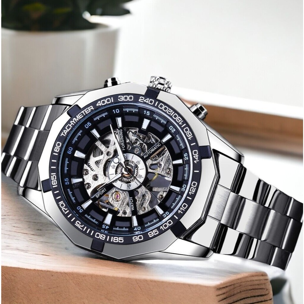 Luxury Watch Nice - FORSINING Marka Otomatik Kendinden Rüzgar İskelet