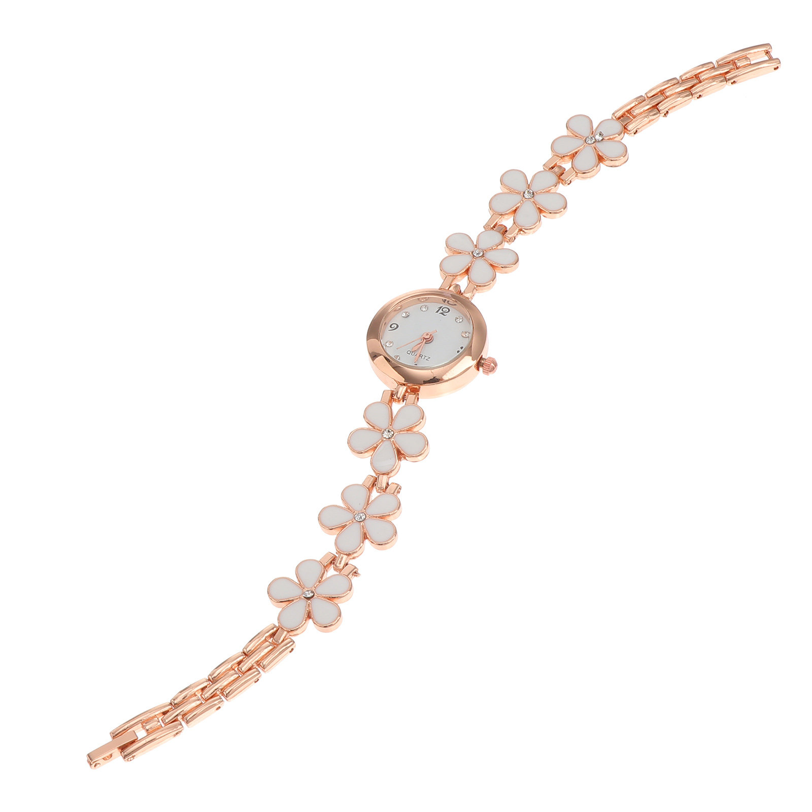 Luxury Watch For Women - Zarif Saat Beyaz Bileklik Su Geçirmez