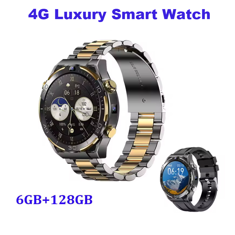 Luxury Watch On Wrist - Yeni 4G LTE Akıllı Saat Erkek