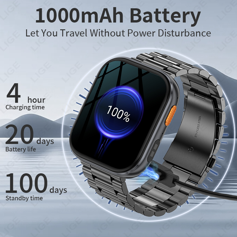LIGE Yeni Askeri Açık Hava 100 - Luxury Watch On Wrist incelemesi ve fiyatı