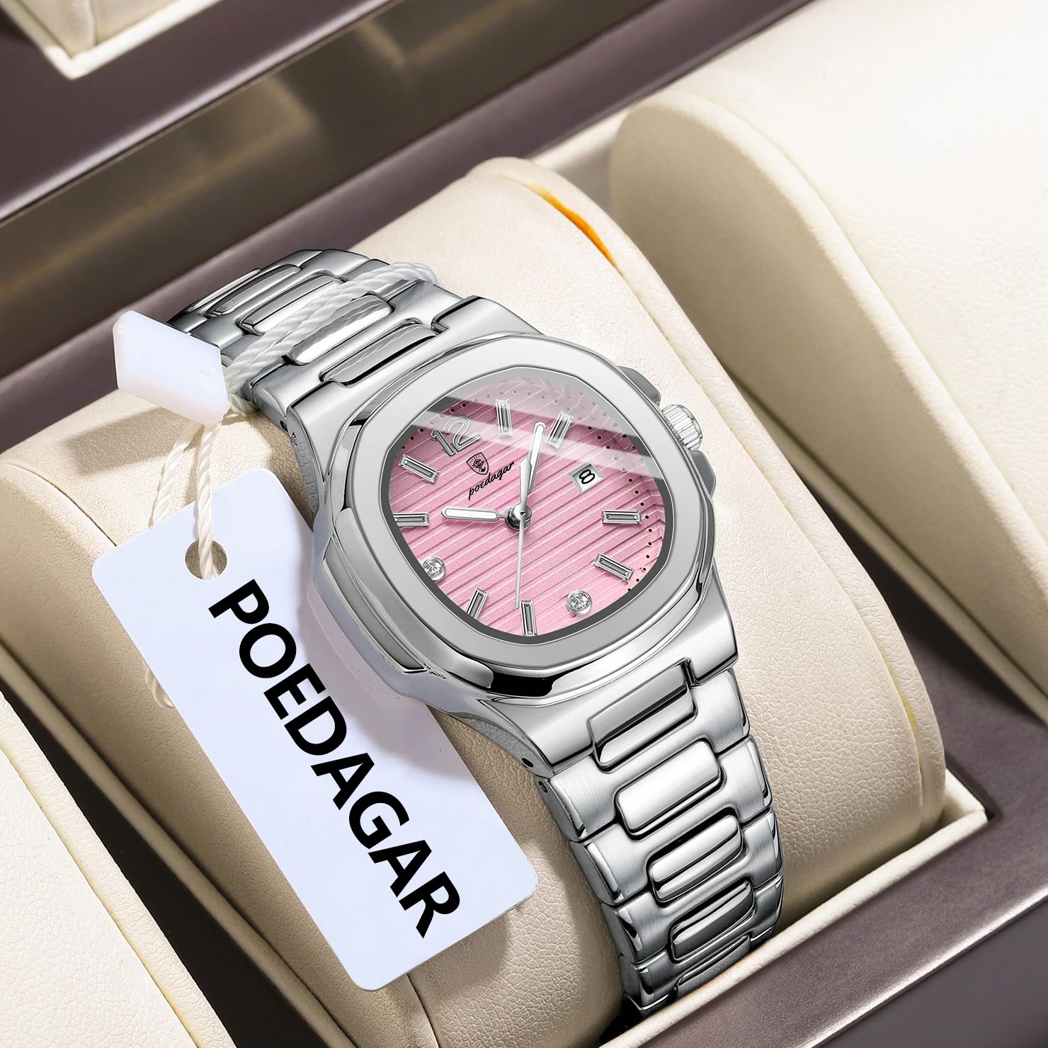 POEDAGAR Kare Moda Kadın Kol S - Ladies Luxury Watch incelemesi ve fiyatı