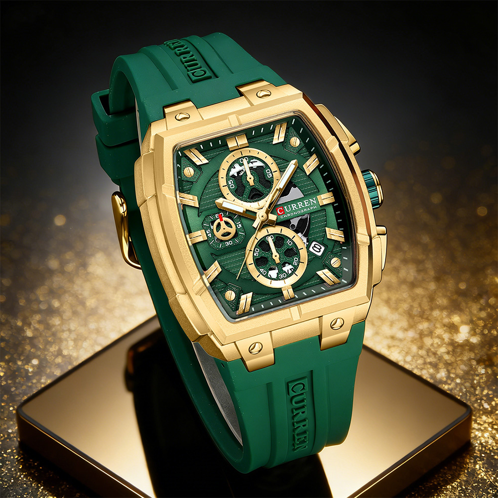 CURREN Lüks Vintage Erkek Spor - Luxury Watch And Bracelet incelemesi ve fiyatı
