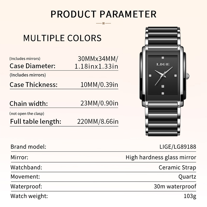 LIGE Yeni Lüks Kadın Saatler Z - Luxury Watch Holder incelemesi ve fiyatı