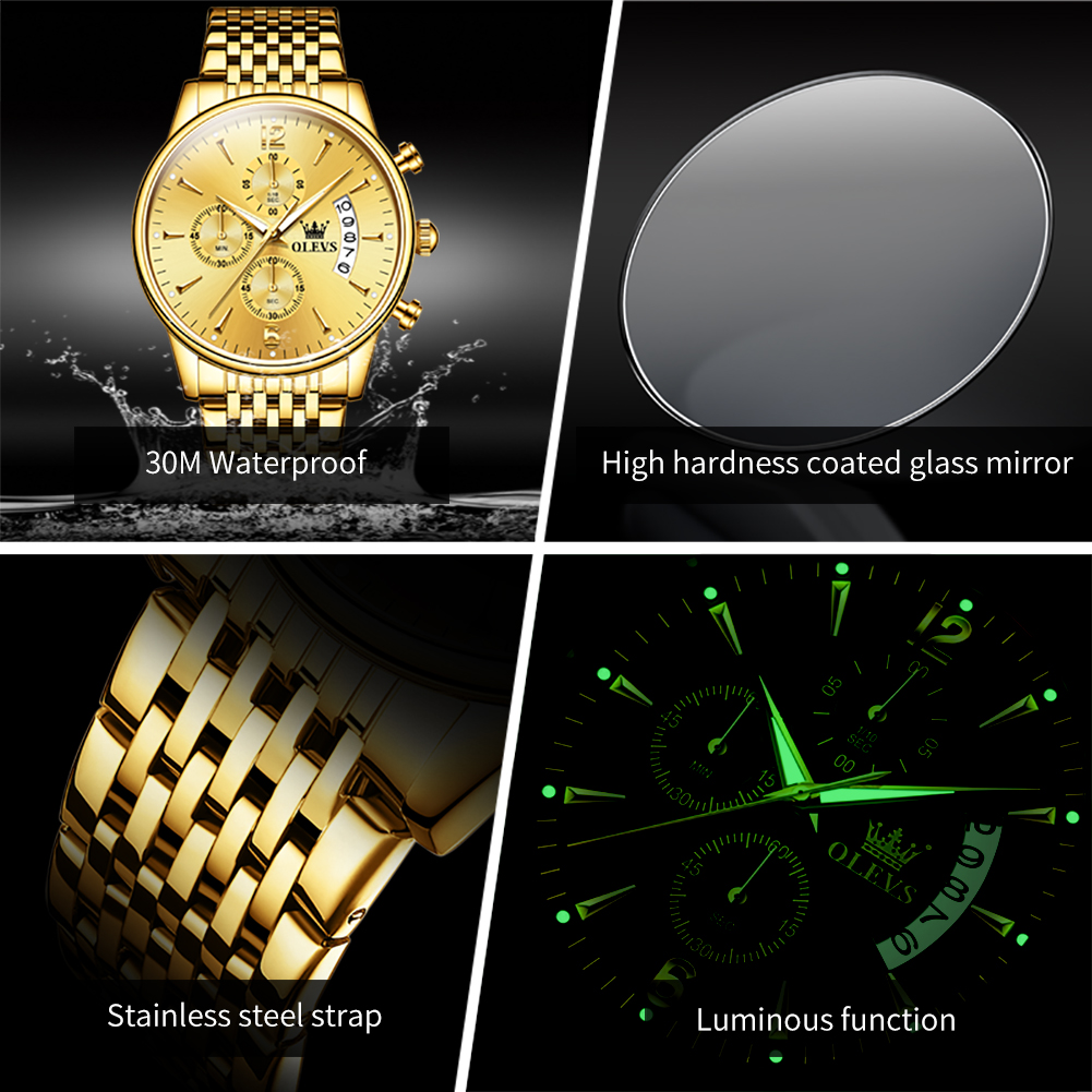 OLEVS Marka Lüks Altın Quartz  - Luxury Watch Name incelemesi ve fiyatı