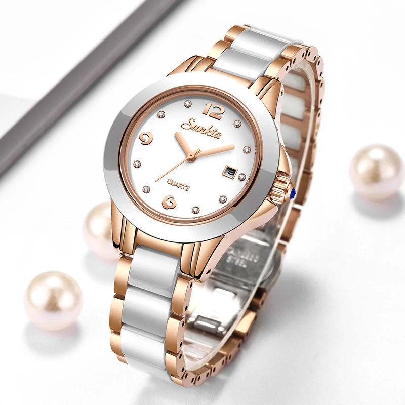 Sunkta Moda Rahat Kuvars Kadın - Ladies Luxury Watch incelemesi ve fiyatı