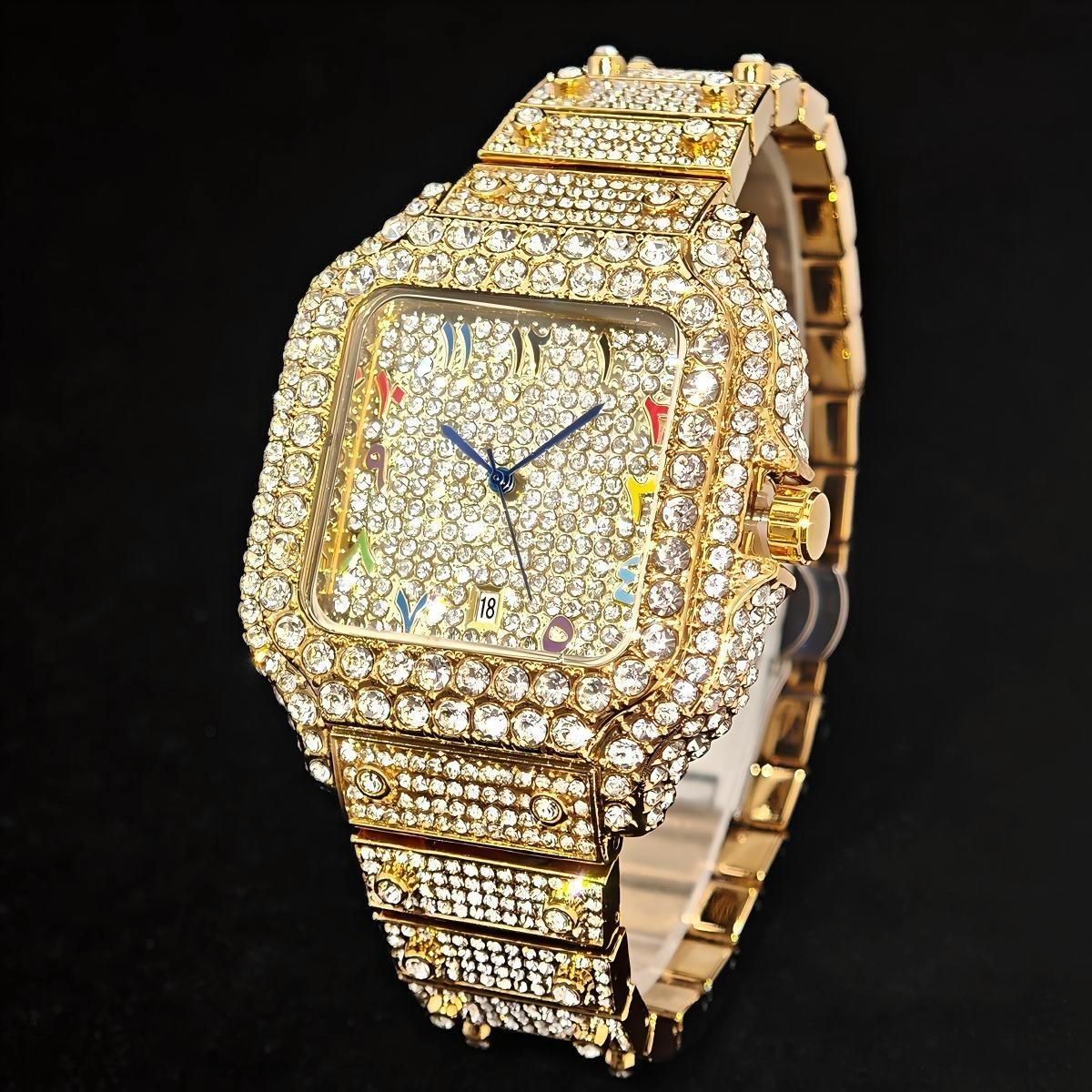 Sıcak Moda UNIGUET Tam Elmas K - Luxury Watch And Jewelry Brand incelemesi ve fiyatı