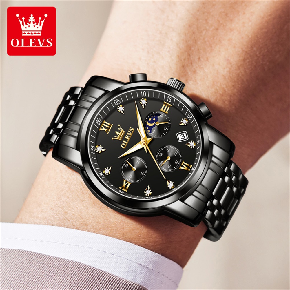 OLEVS Popüler erkek saatleri p - Luxury Watch Name incelemesi ve fiyatı