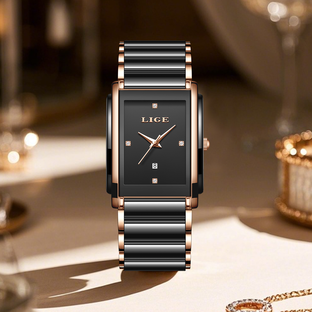 LIGE Moda Zarif kadın Saatleri - Luxury Watch Holder incelemesi ve fiyatı