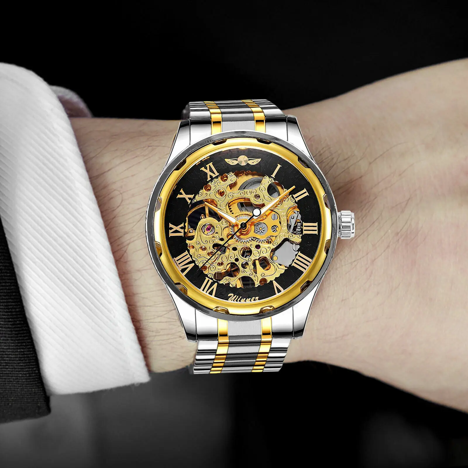Erkek Paslanmaz Çelik Kayış Ro - Luxury Watch Nice incelemesi ve fiyatı