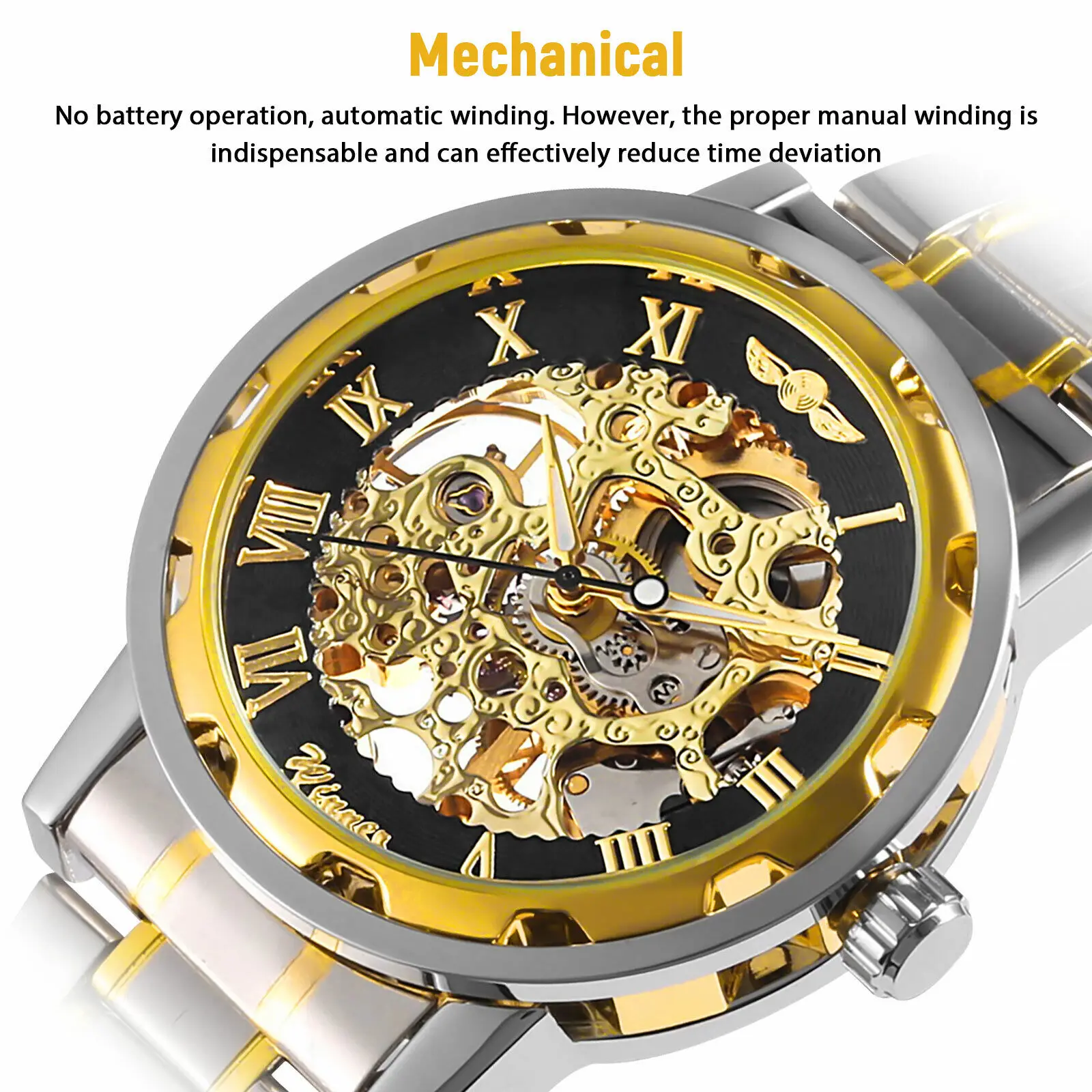Erkek Paslanmaz Çelik Kayış Ro - Luxury Watch Nice incelemesi ve fiyatı