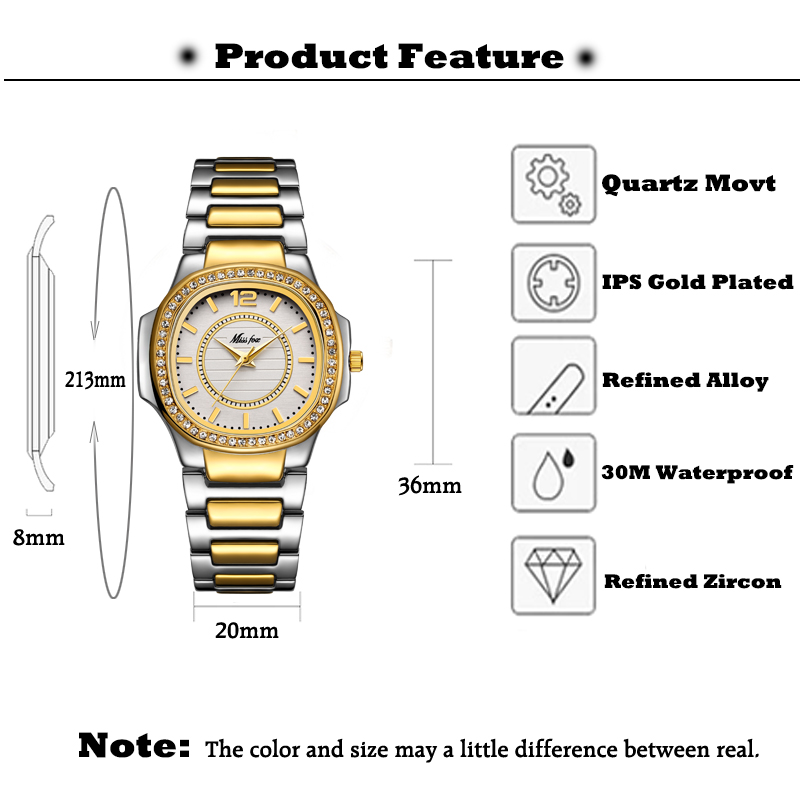 Kadın Saatler Tasarımcı Marka  - Luxury Watch Diamond incelemesi ve fiyatı