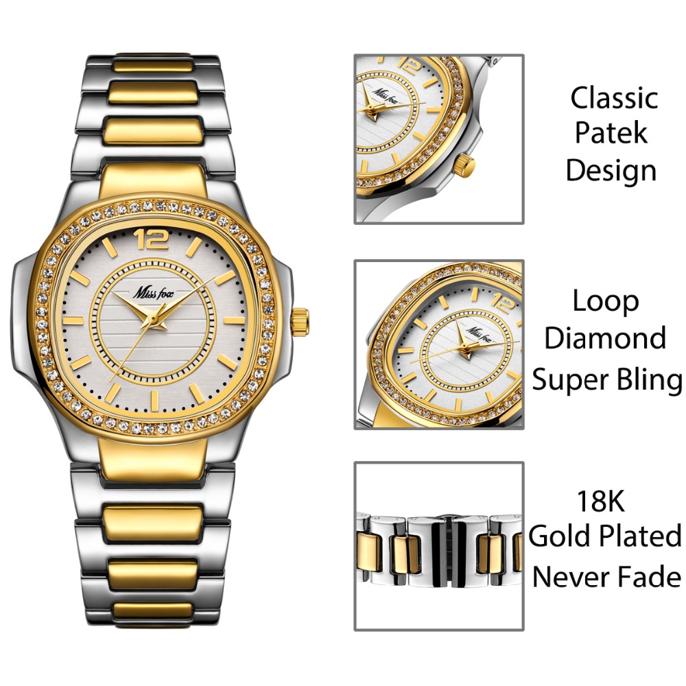 Kadın Saatler Tasarımcı Marka  - Luxury Watch Diamond incelemesi ve fiyatı