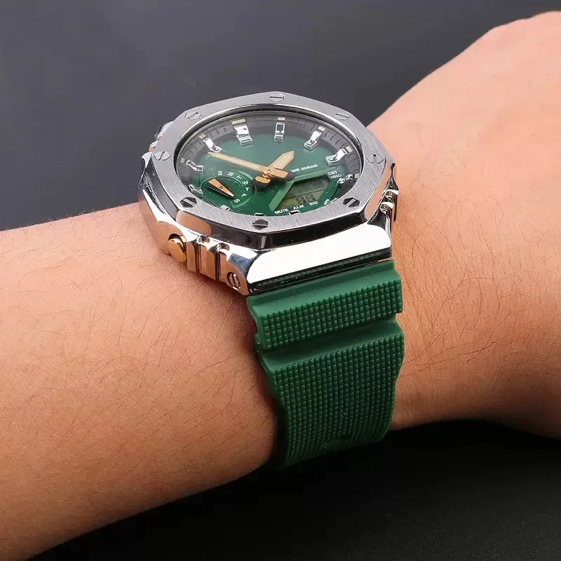 Kauçuk saat kayışı Casio G-Sho - Casio Watch G-Shock Ga-2100 incelemesi ve fiyatı