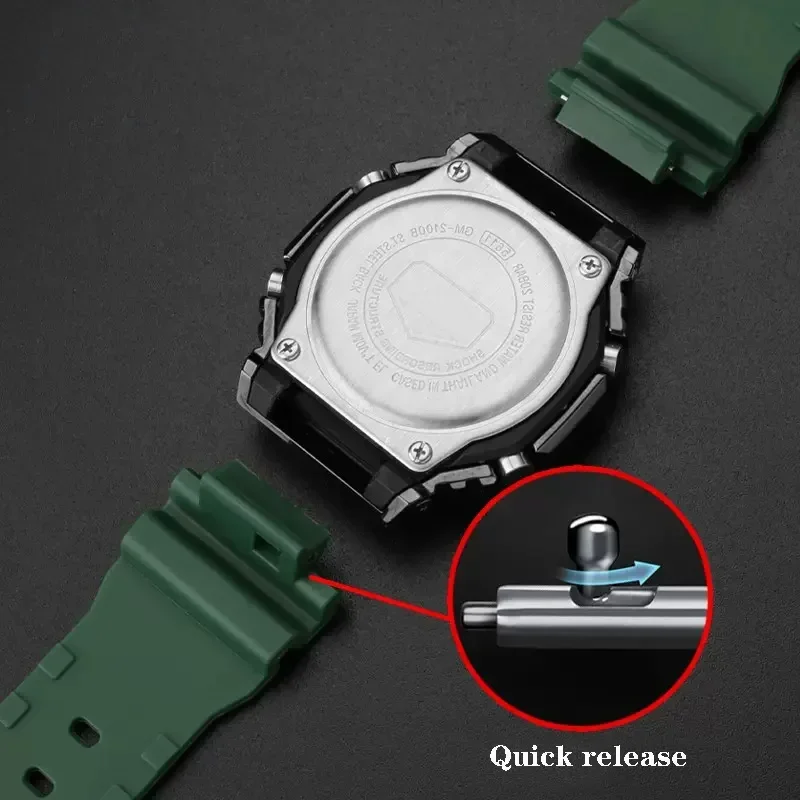Kauçuk saat kayışı Casio G-Sho - Casio Watch G-Shock Ga-2100 incelemesi ve fiyatı